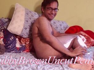 ChubbyBrownUncutPenis